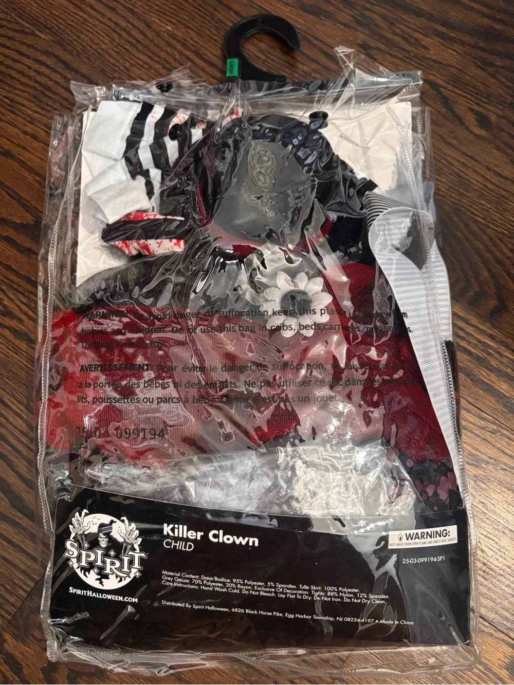 Youth Clown costume
